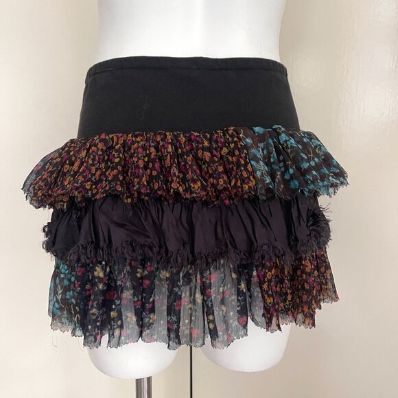 Free people ruffled mini skirt S - Picture 6 of 7